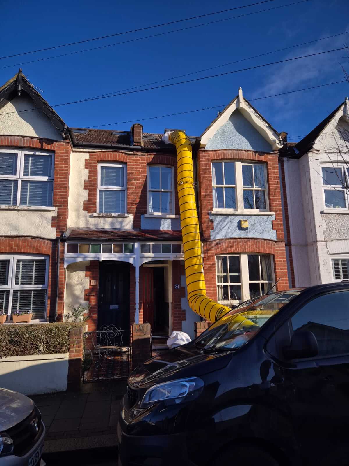 Professional moth treatment technician treating property in London